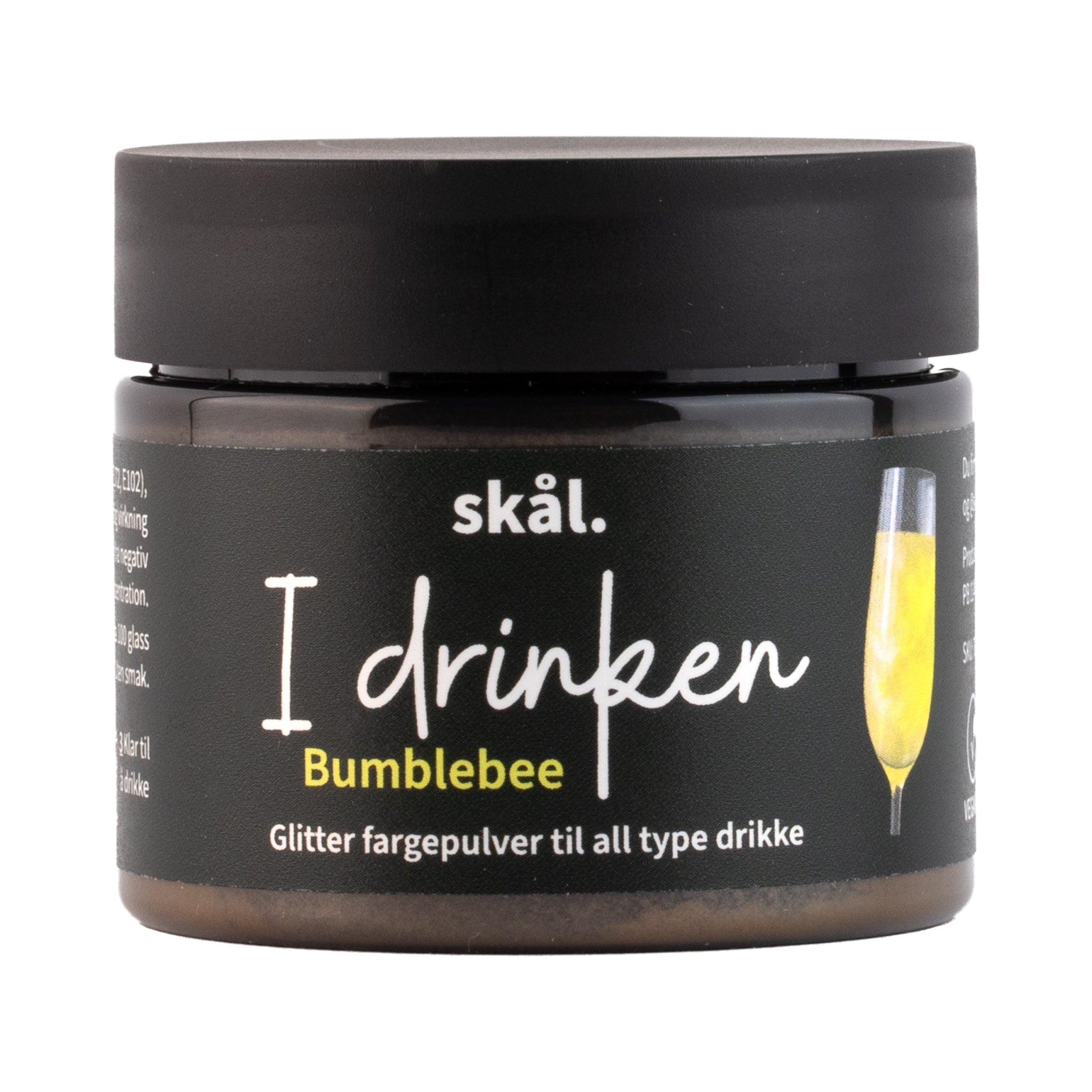 Glitterfarge I Drinken Bumblebee