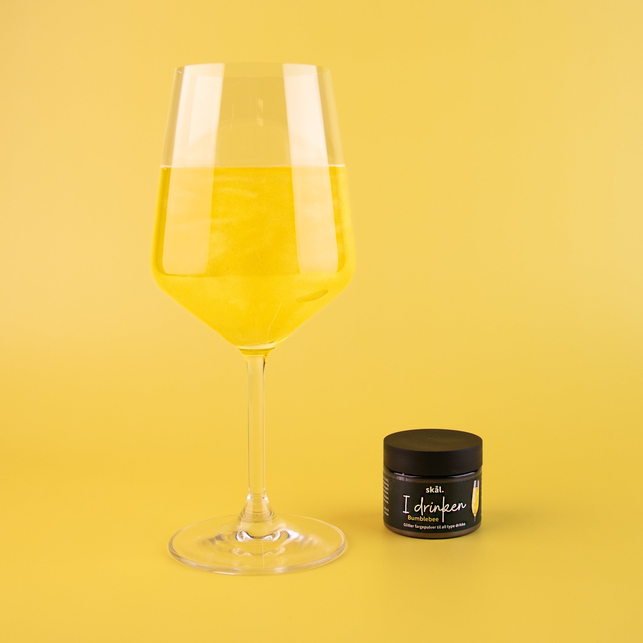 Glitterfarge I Drinken Bumblebee